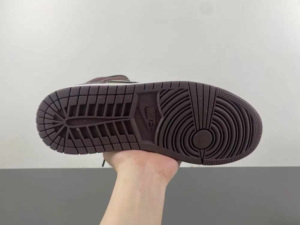 Air Jordan 1 Mid Brown Basalt premium - Hình 8
