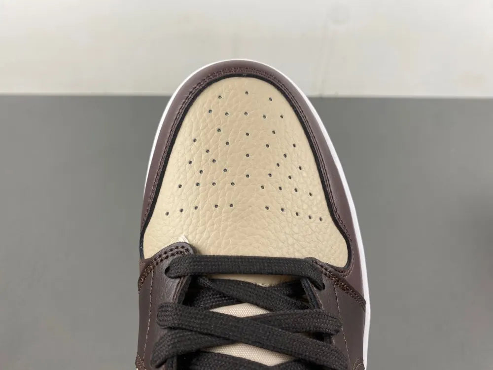 Air Jordan 1 Mid Brown Basalt premium - Hình 7