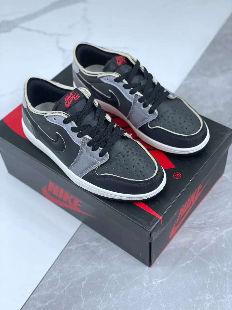 Air Jordan 1 Low Black Grey nike