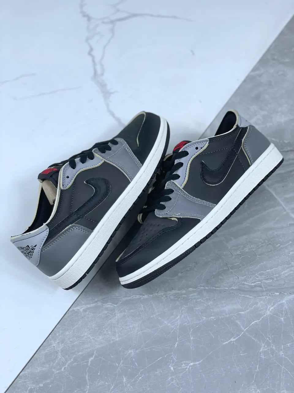 Air Jordan 1 Low Black Grey nike - Hình 5