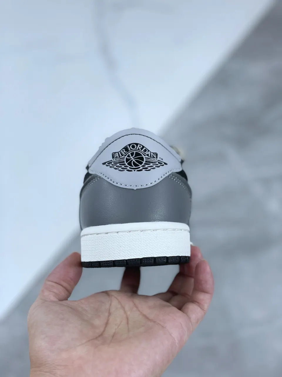 Air Jordan 1 Low Black Grey nike - Hình 2