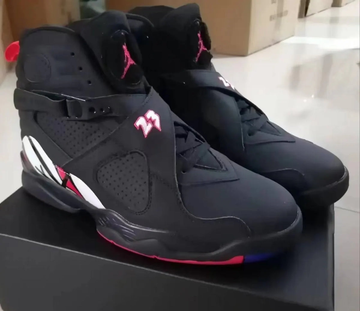 Jordan 8 Retro Black - Hình 2