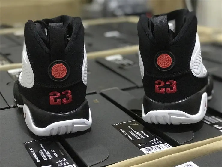 classic Air Jordan 9 Retro White Black - Hình 20
