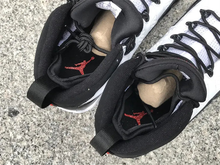 classic Air Jordan 9 Retro White Black - Hình 13
