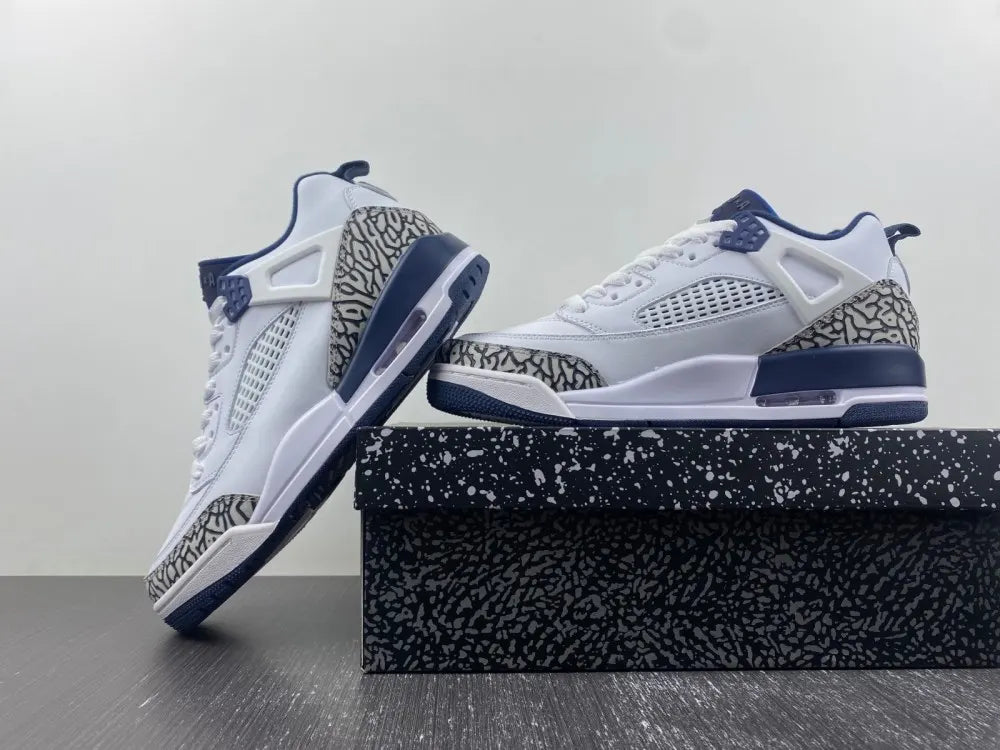Air Jordan 4 Retro White Navy