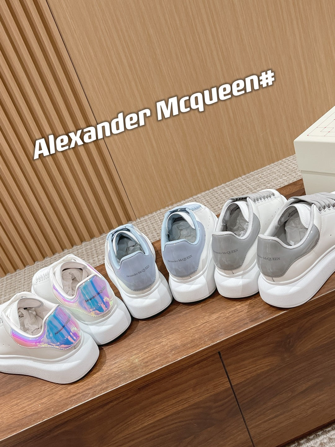 Alexander McQueen Brown Designer Shoes EU 35-44 Edition 53