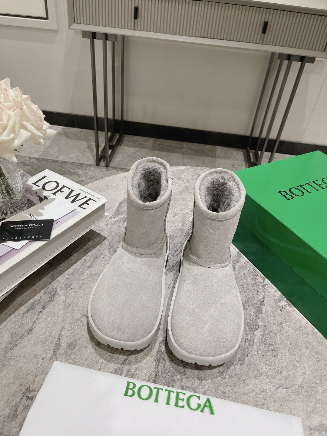 Bottega Veneta Gray Designer Shoes EU 35-44 - detail image 5