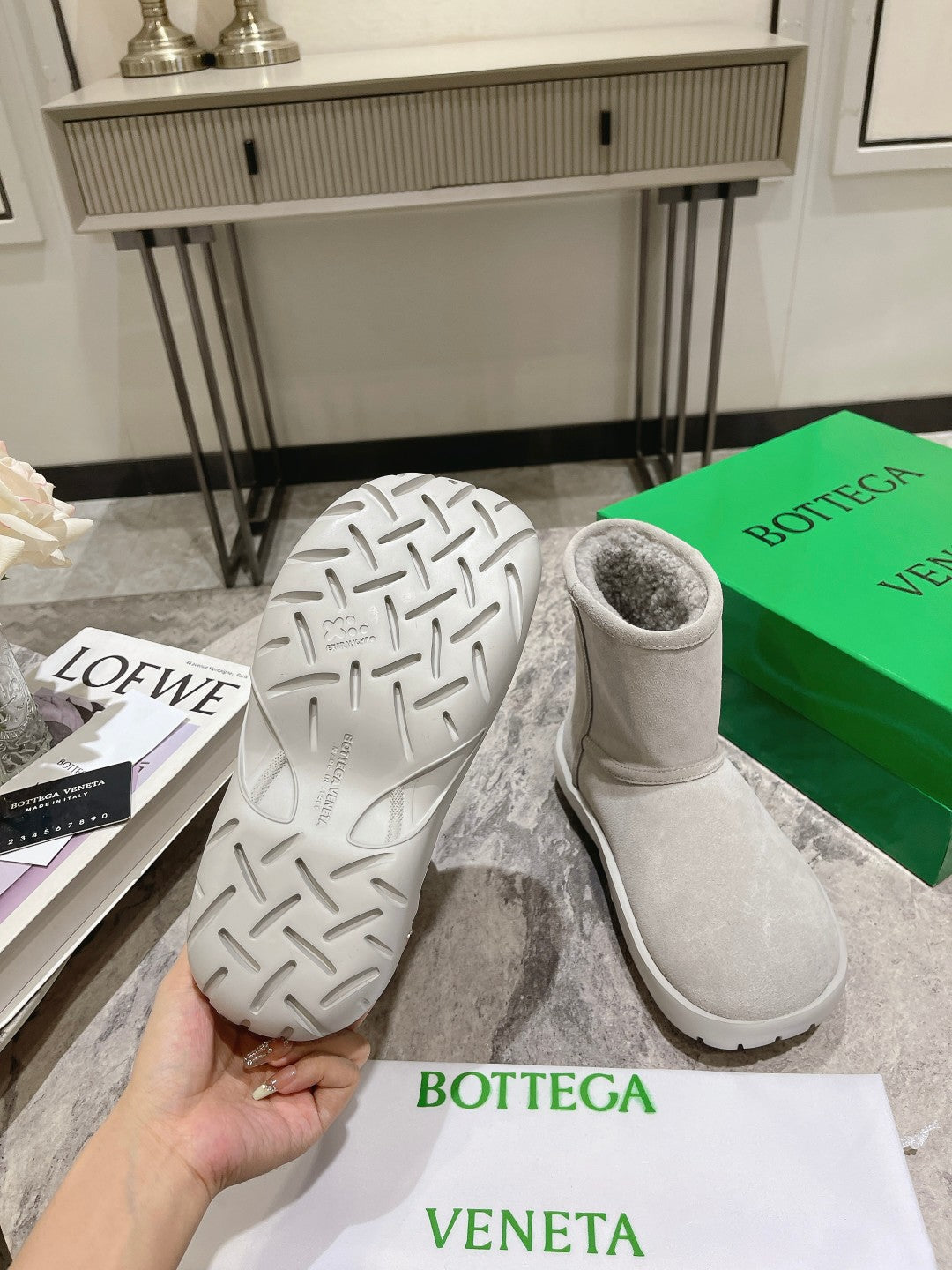 Bottega Veneta Gray Designer Shoes EU 35-44 - detail image 7