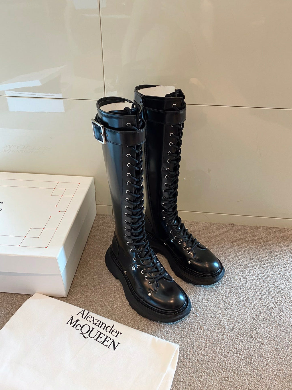 Alexander McQueen Black Boots EU 35-39 - detail image 2