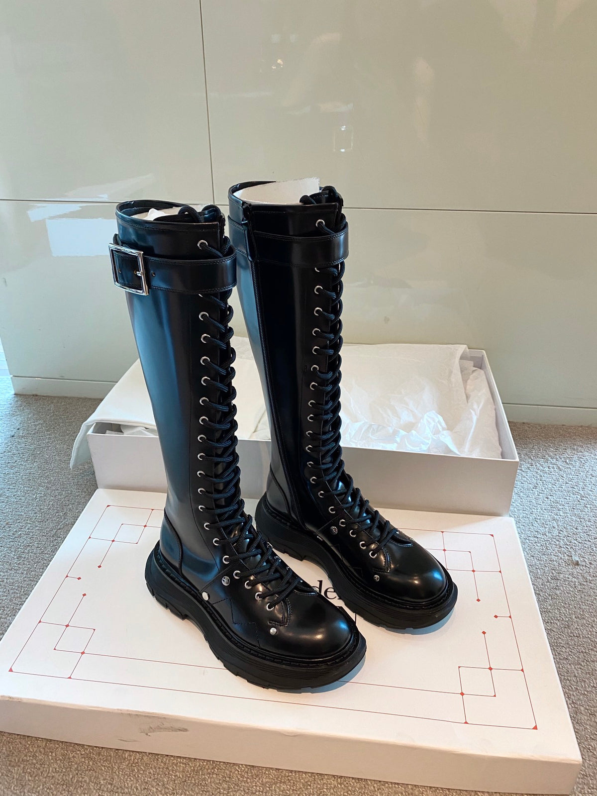Alexander McQueen Black Boots EU 35-39 - detail image 3