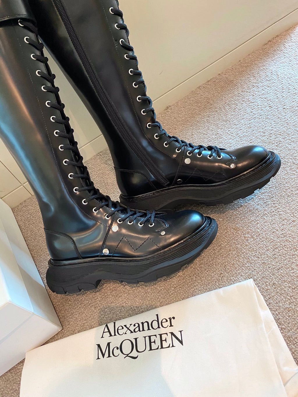 Alexander McQueen Black Boots EU 35-39 - detail image 7