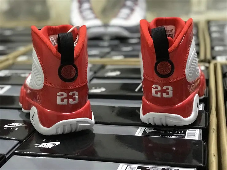 Air Jordan 9 Retro White/Red - Hình 18