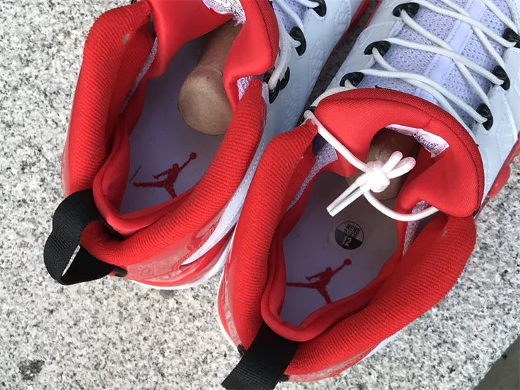 Air Jordan 9 Retro White/Red - Hình 15