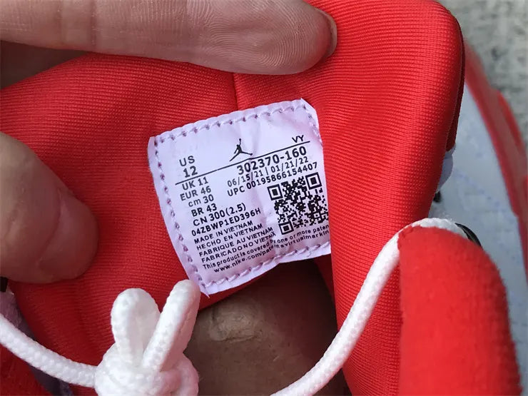 Air Jordan 9 Retro White/Red - Hình 16