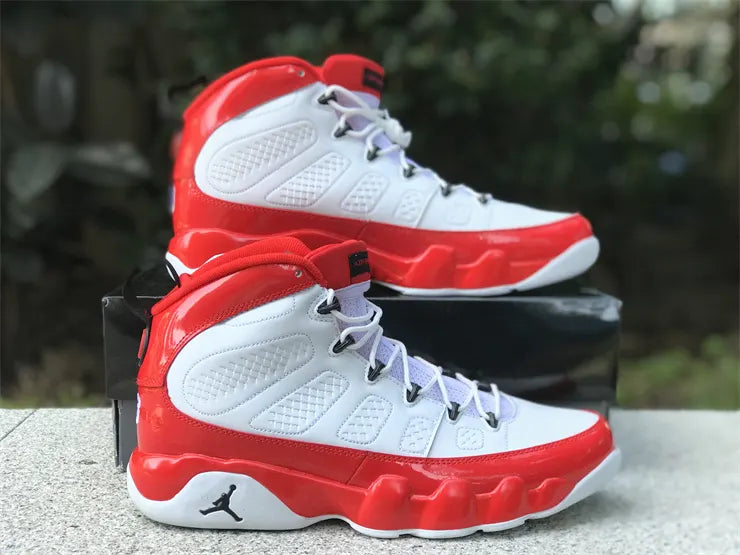 Air Jordan 9 Retro White/Red - Hình 11
