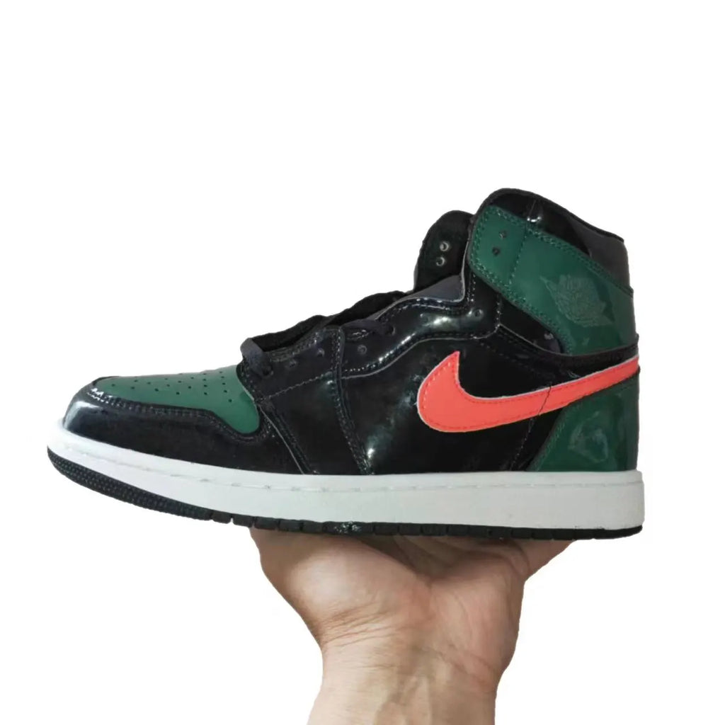 Air Jordan 1 Black Green - Hình 2