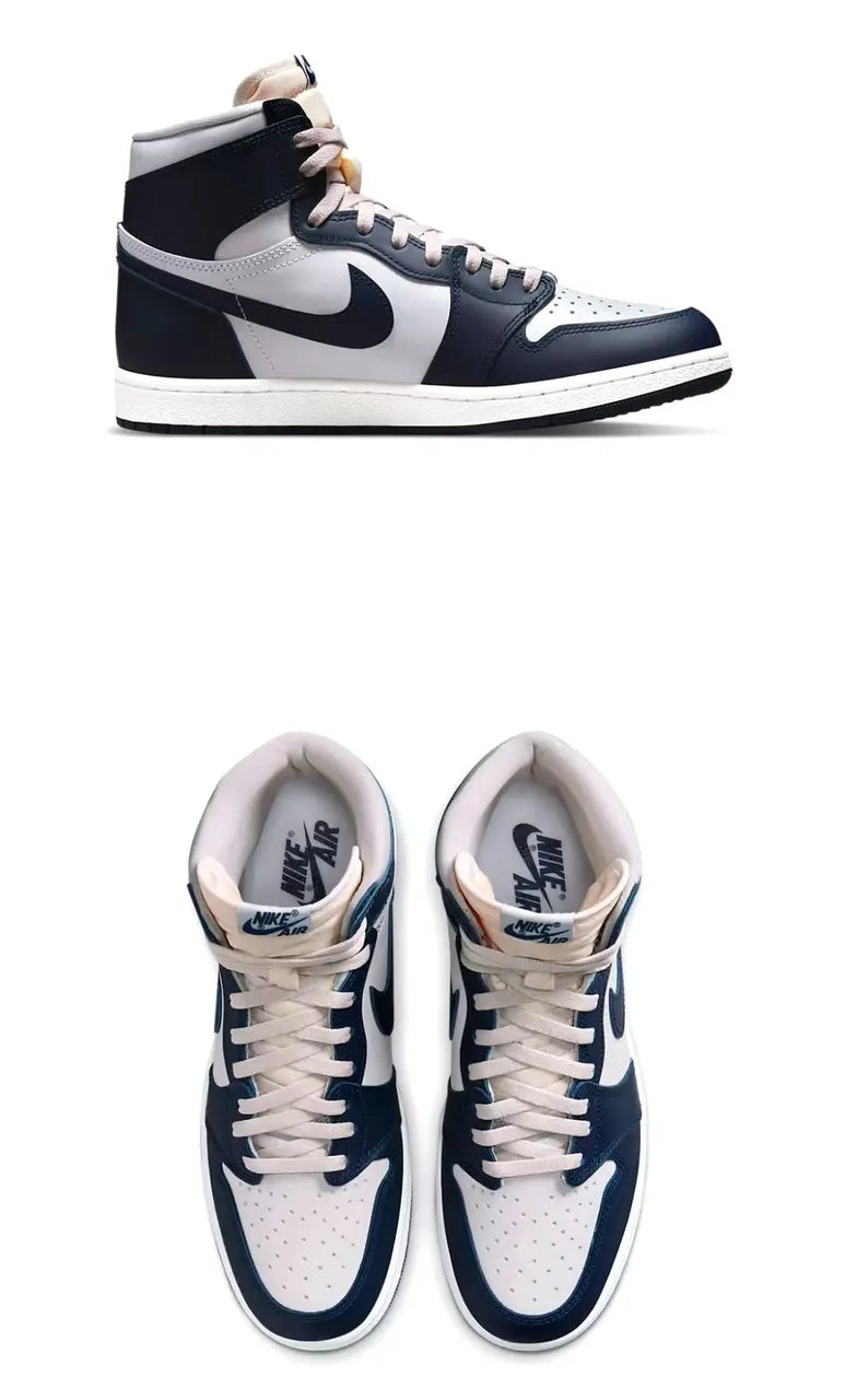 Air Jordan 1 Navy Grey - Hình 3