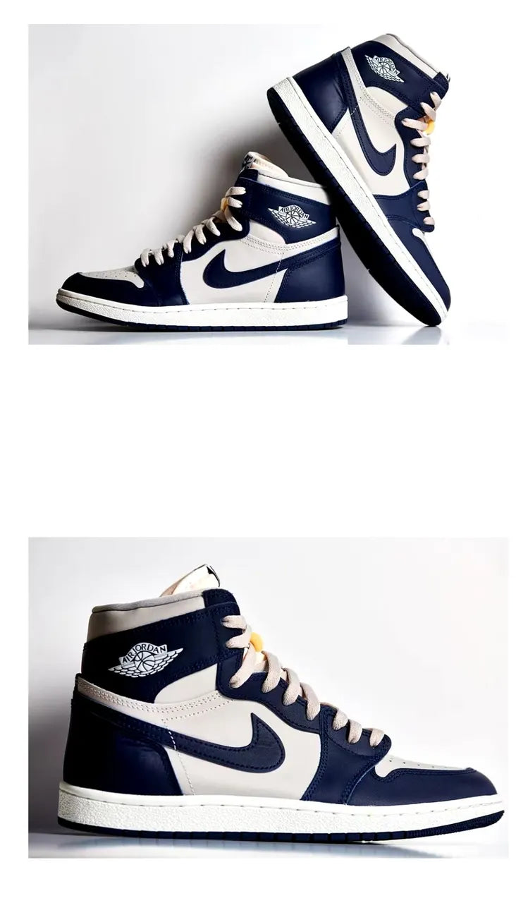 Air Jordan 1 Navy Grey - Hình 2
