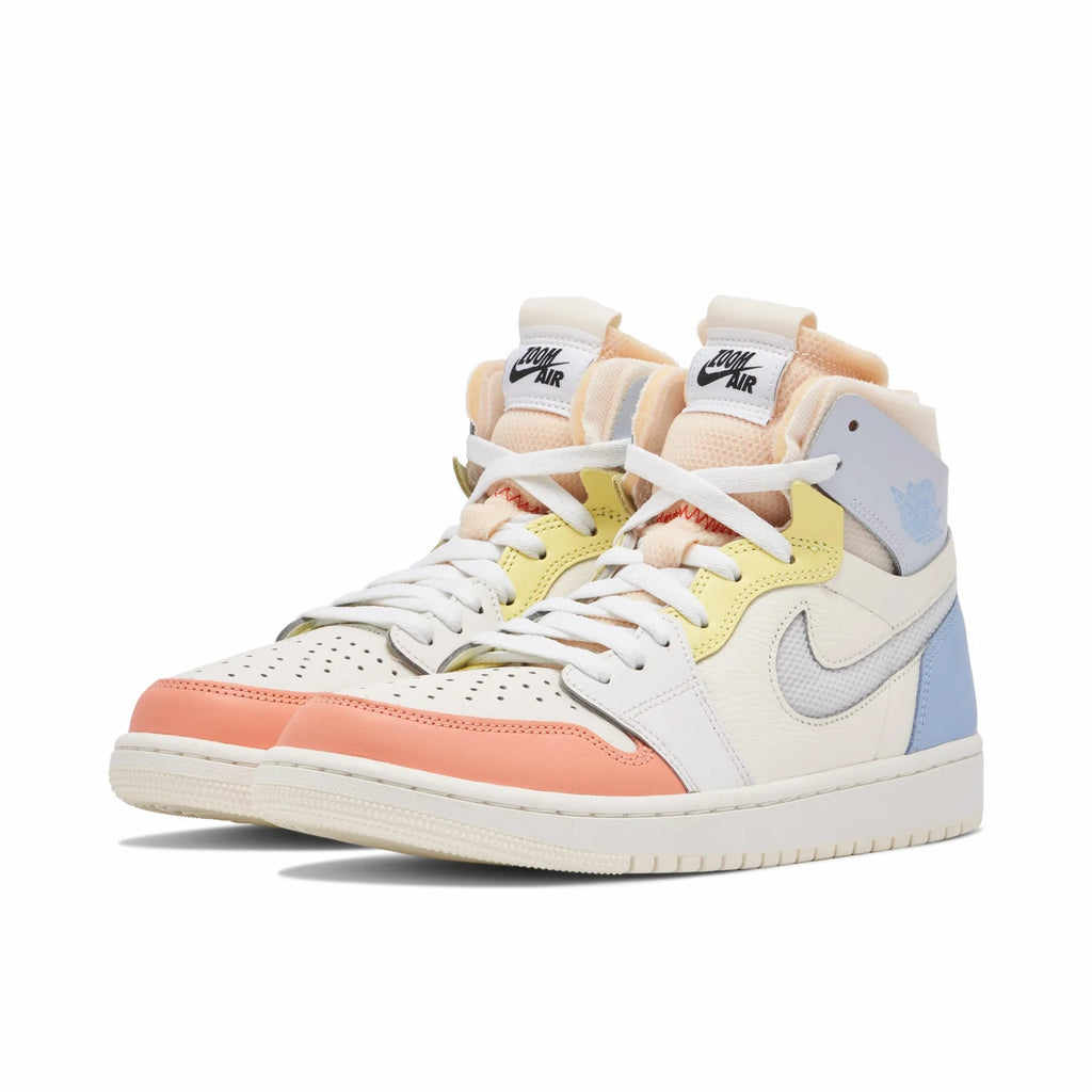 Air Jordan 1 Zoom Air Comfort: Exclusive 1-of-a-Kind Pastel Premium Sneakers