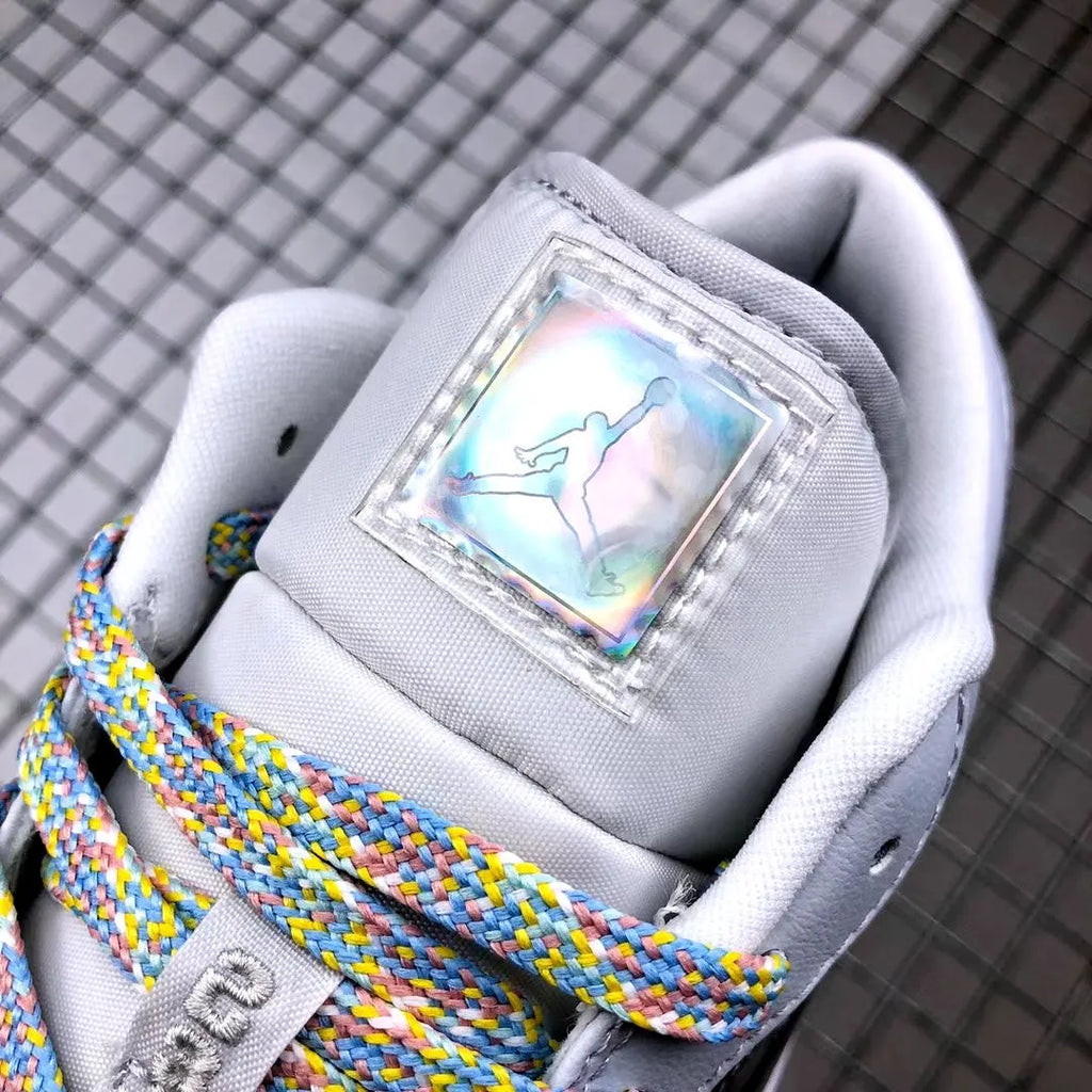premium Air Jordan 1 Low Silver - Hình 3
