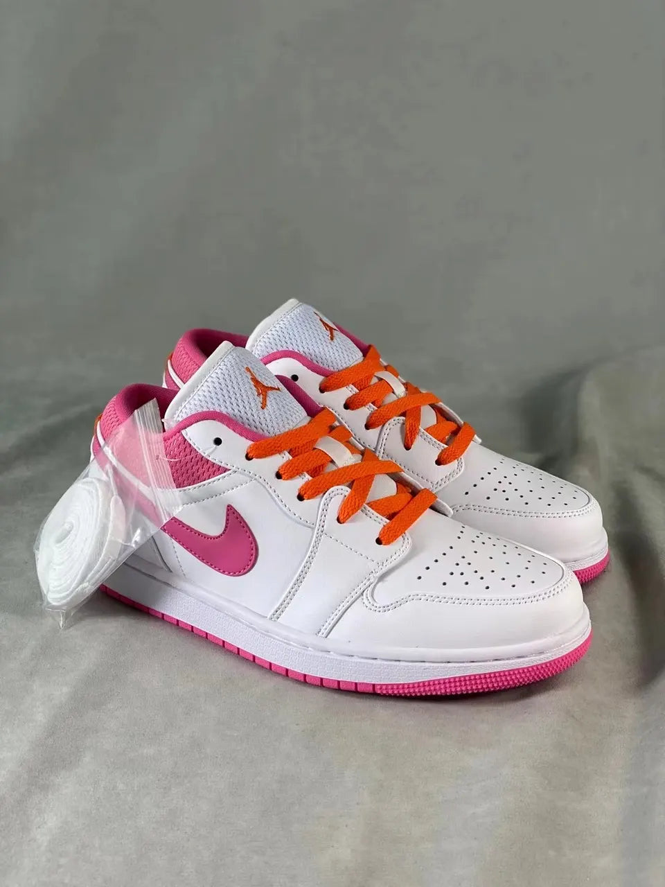 Air Jordan 1 Low White Pink - Hình 9