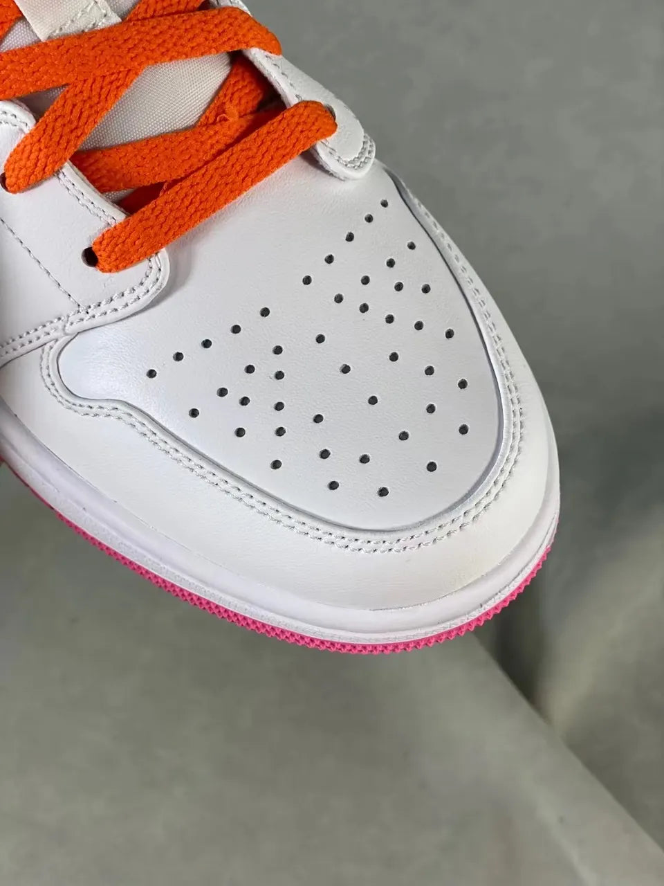 Air Jordan 1 Low White Pink - Hình 5