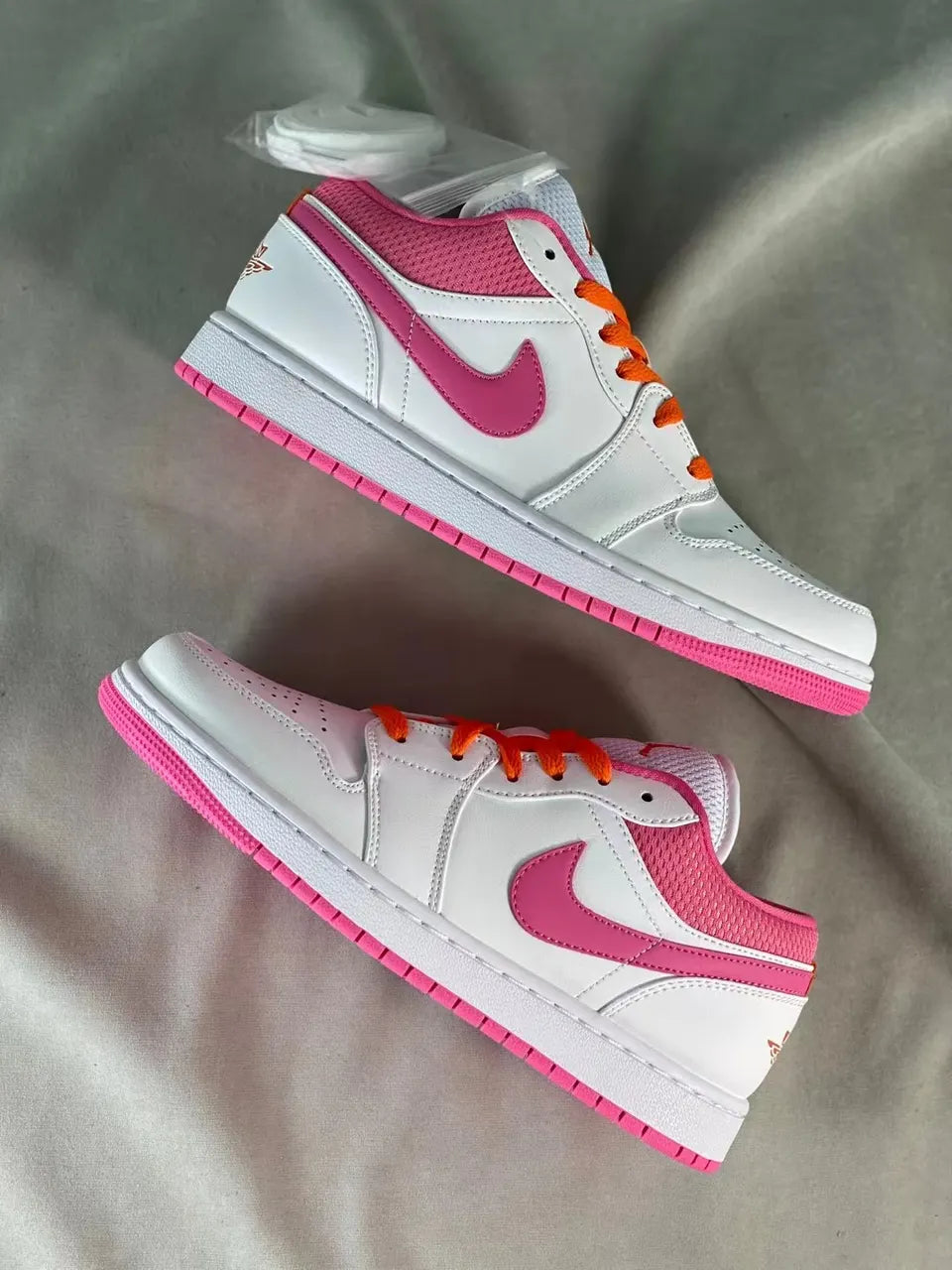 Air Jordan 1 Low White Pink - Hình 7