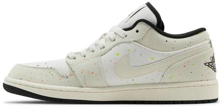 Air Jordan 1 Low sneakers: Premium 2021 Brushstroke Paint Splatter Edition
