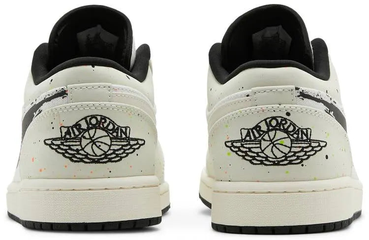 Air Jordan 1 Low sneakers: Premium 2021 Brushstroke Paint Splatter Edition