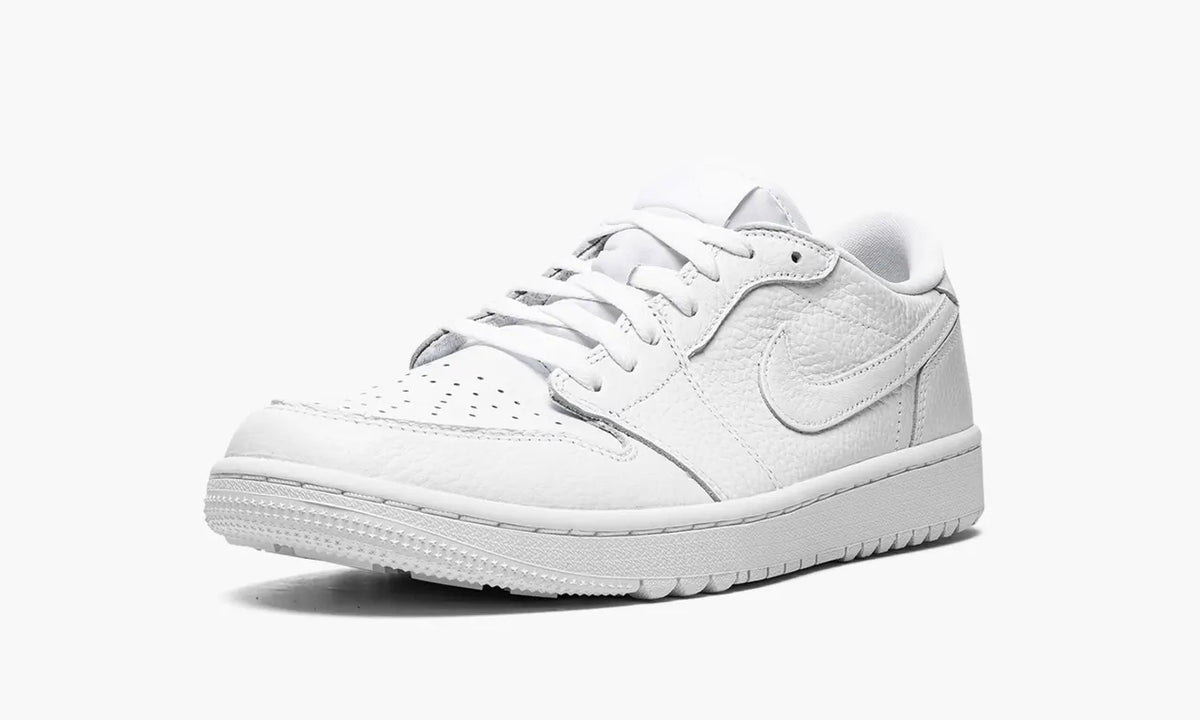 Nike Air Jordan Golf Shoes: 1 Premium All-White Luxury Edition for 2024