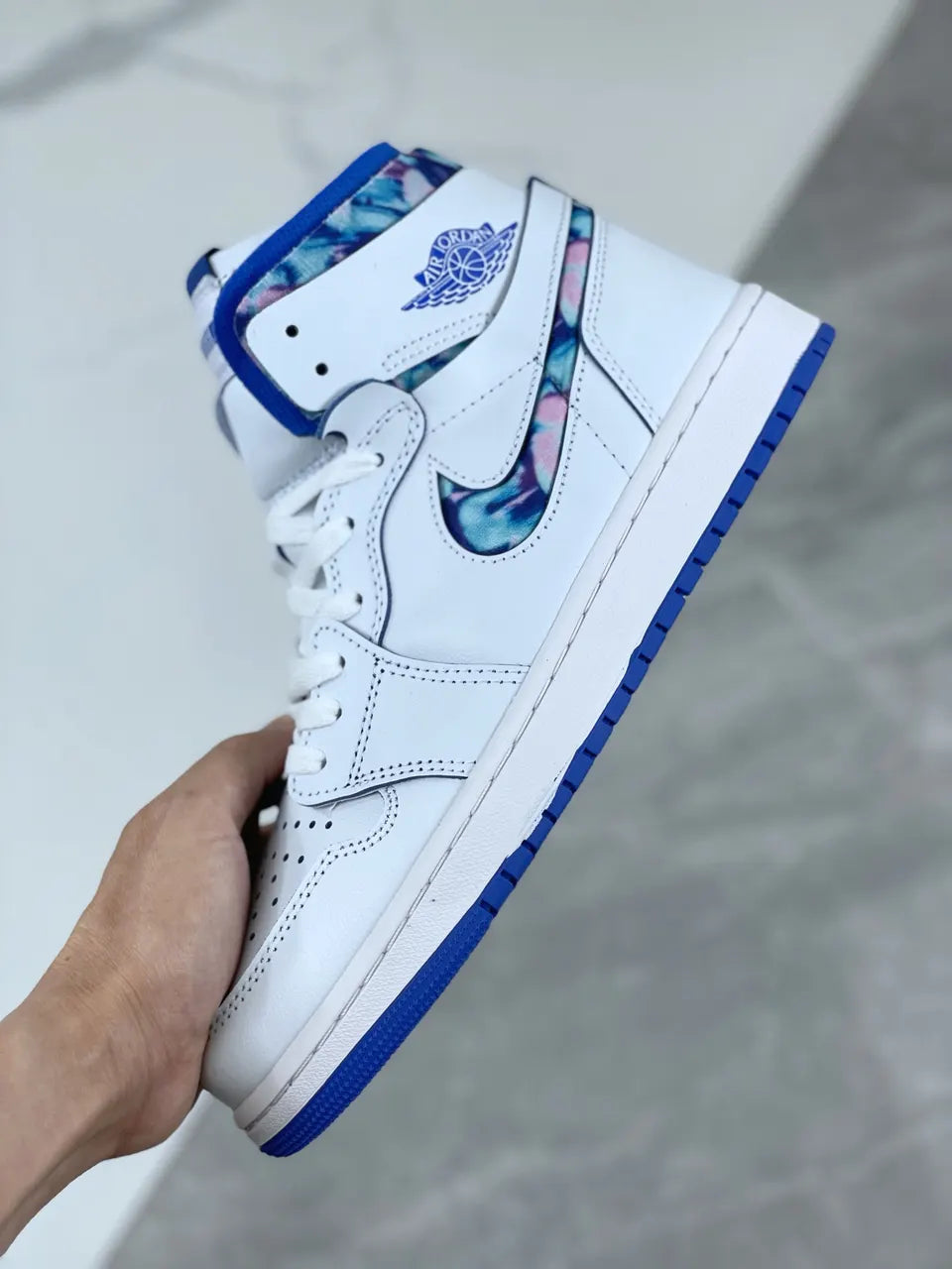 Air Jordan 1 White Blue - Hình 9