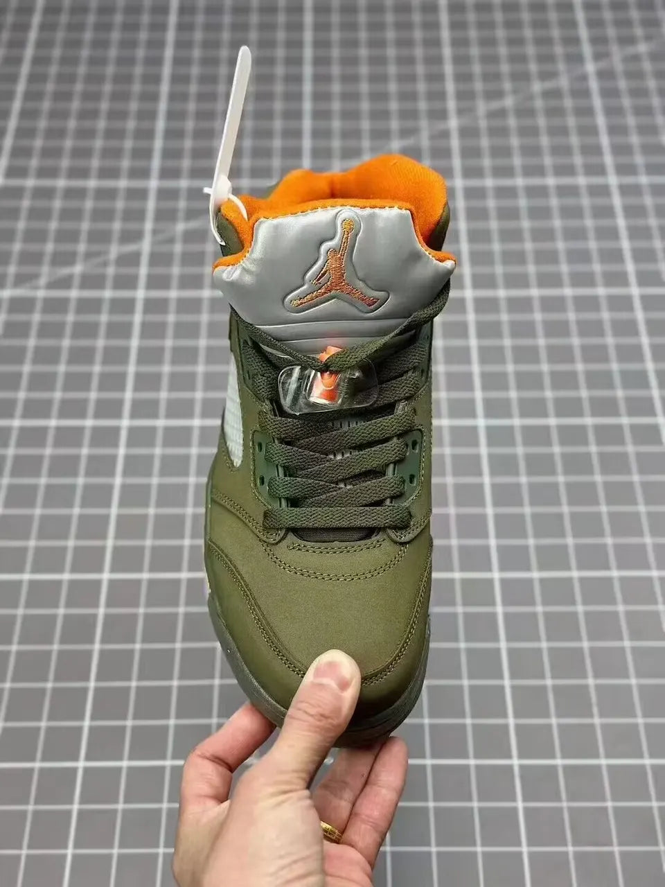 Air Jordan 5 Retro Olive Green - Hình 3