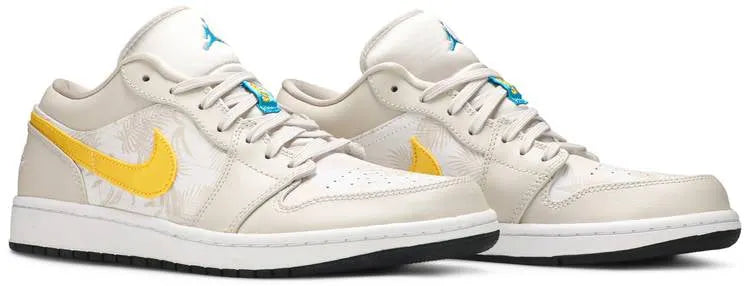 Air Jordan 1 Low Sneakers: 1 Premium Palm Tree Summer Edition