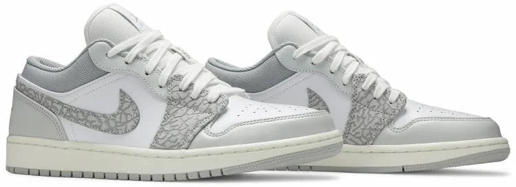 Air Jordan 1 Low sneakers: 2024 Ultimate White Cement Premium Edition