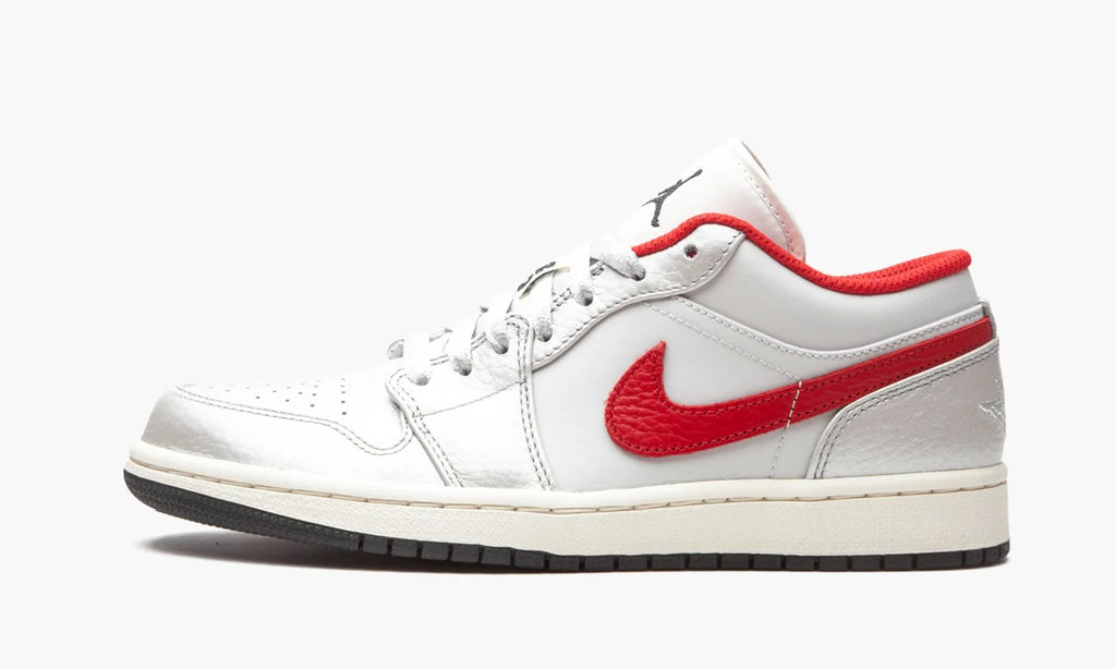 Air Jordan 1 Low Metallic Silver Red: #1 Premium Basketball Sneaker