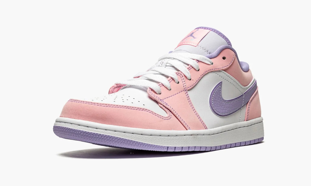 Air Jordan 1 Low Sneakers: 1 Exclusive Premium Pink and Purple Edition