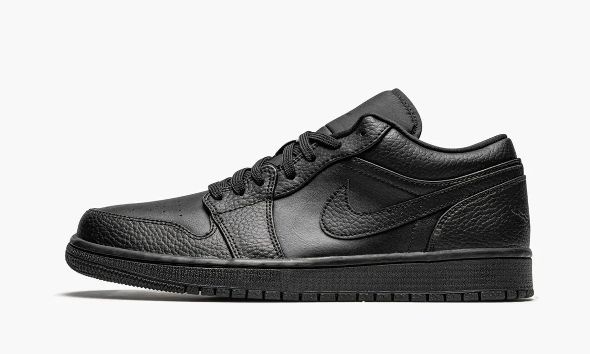 Air Jordan 1 Low Black Premium Leather Edition – Top 1 Exclusive Sneakers