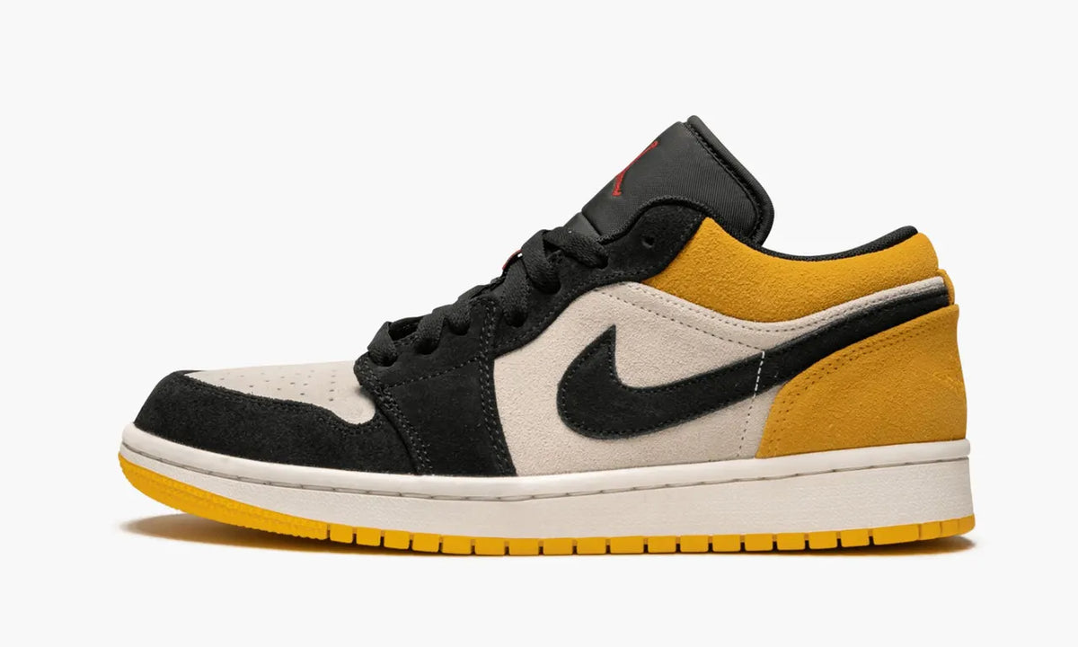 Air Jordan 1 Low sneakers: #1 Premium University Gold Suede Edition