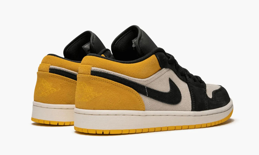 Air Jordan 1 Low sneakers: #1 Premium University Gold Suede Edition