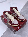 suede Air Jordan 1 Mid Bordeaux