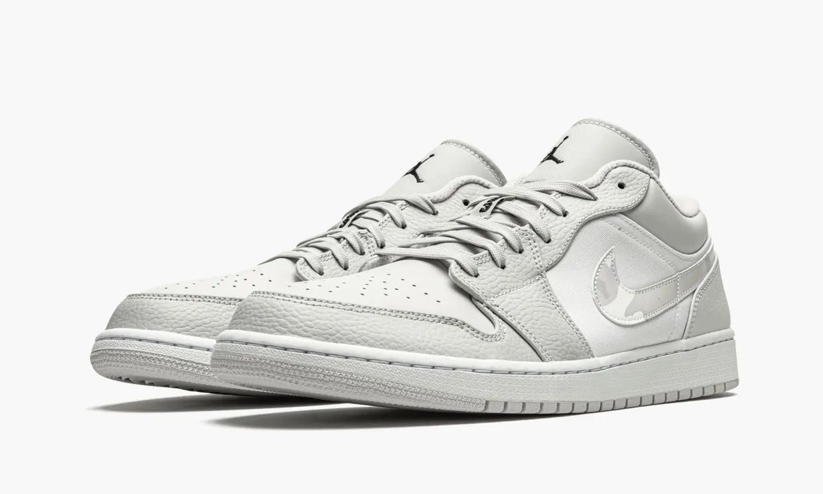 Air Jordan 1 Low sneakers: #1 Premium White Camo Exclusive 2024 Edition