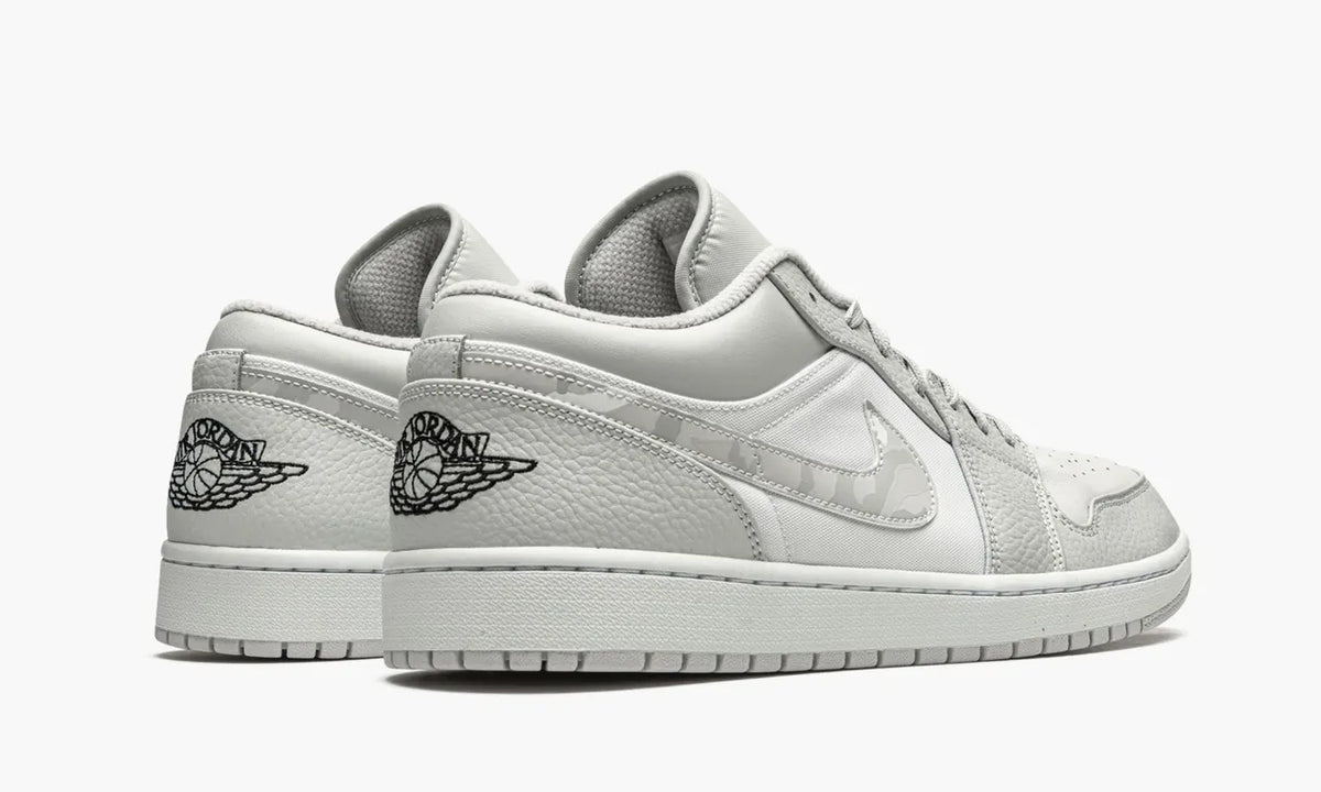 Air Jordan 1 Low sneakers: #1 Premium White Camo Exclusive 2024 Edition