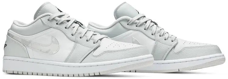 Air Jordan 1 Low White Leather Sneakers: 1 Ultimate Premium Choice