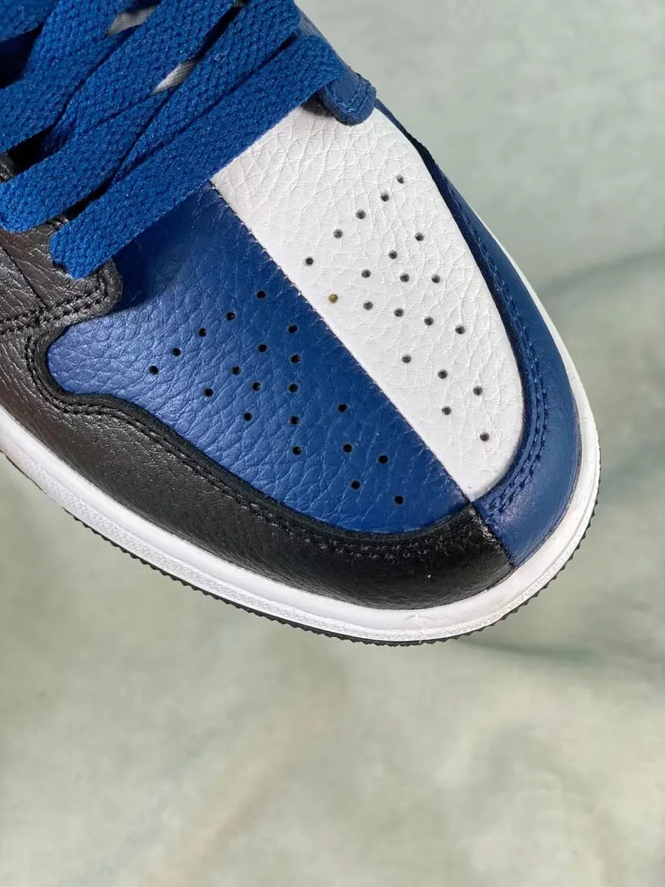 Jordan 1 Mid Black Navy - Hình 6