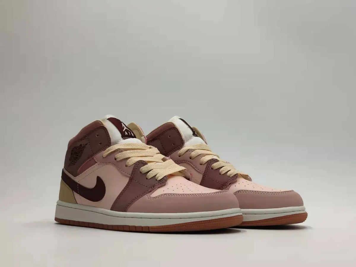 premium Air Jordan 1 Mid Mauve