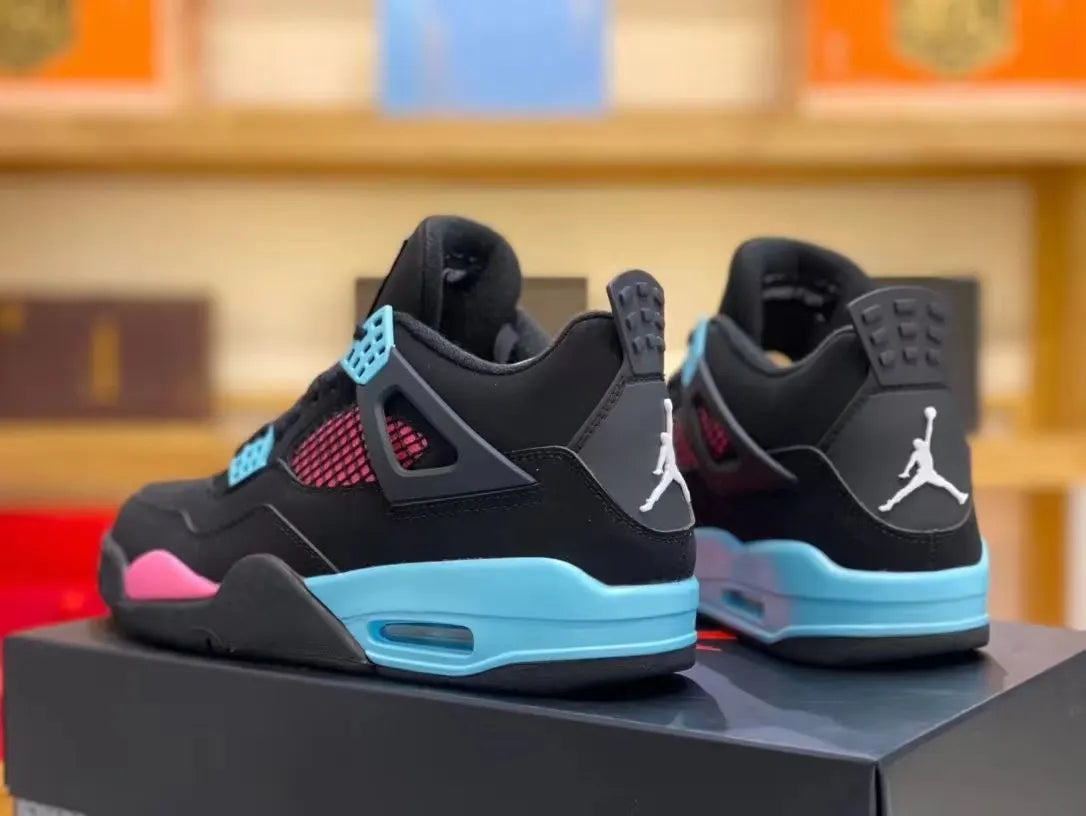Air Jordan 4 Black/Teal - Hình 5