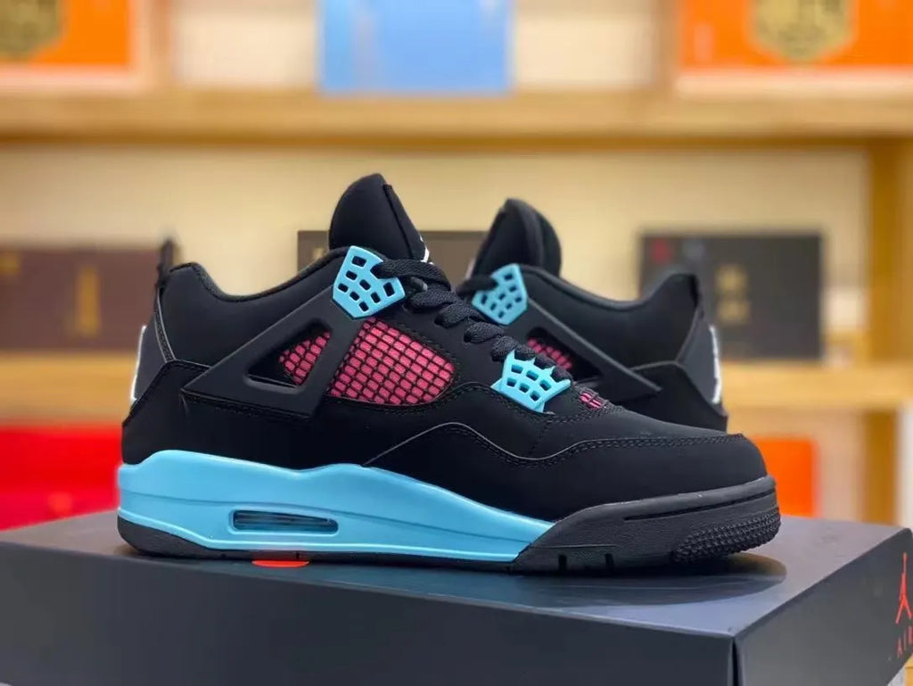 Air Jordan 4 Black/Teal