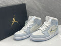 chrome Air Jordan 1 Mid Ice Blue