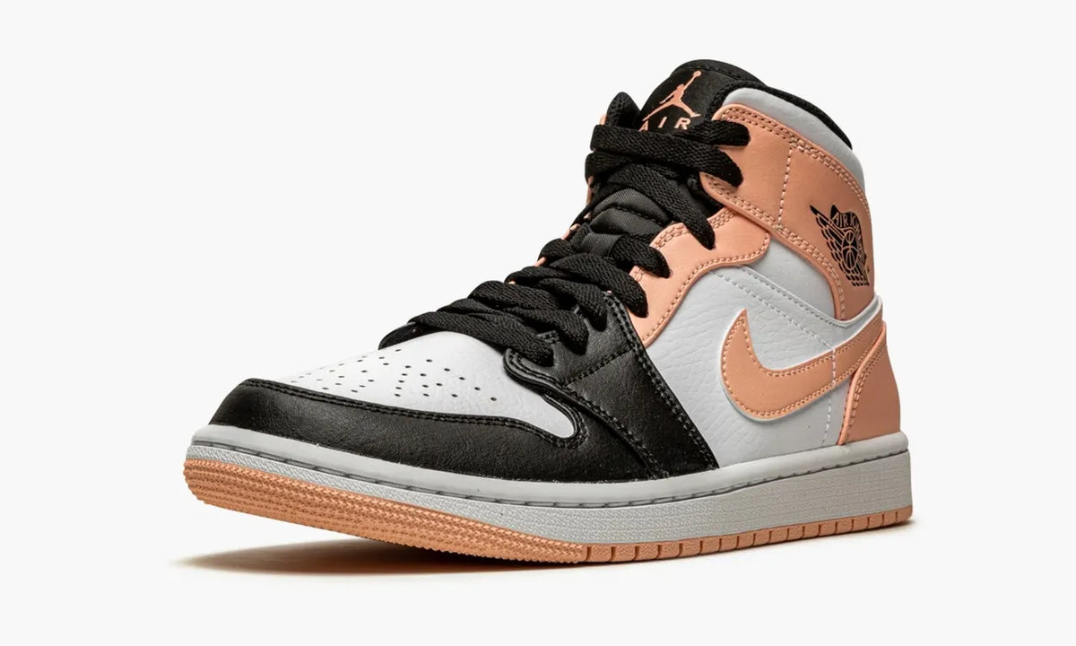 Air Jordan 1 Mid Sneakers: Premium 2024 Arctic Orange Luxury Edition