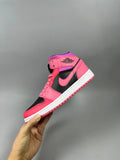 Air Jordan 1 Mid Pink Black